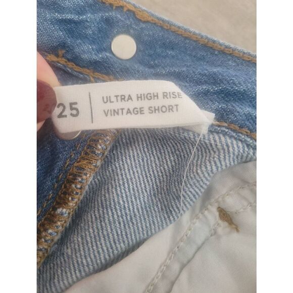 PacSun Jean Cut-Off Shorts Size 25 - Picture 4 of 6